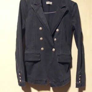 Women’s HunkyDory Gray Cotton Jacket Size Small